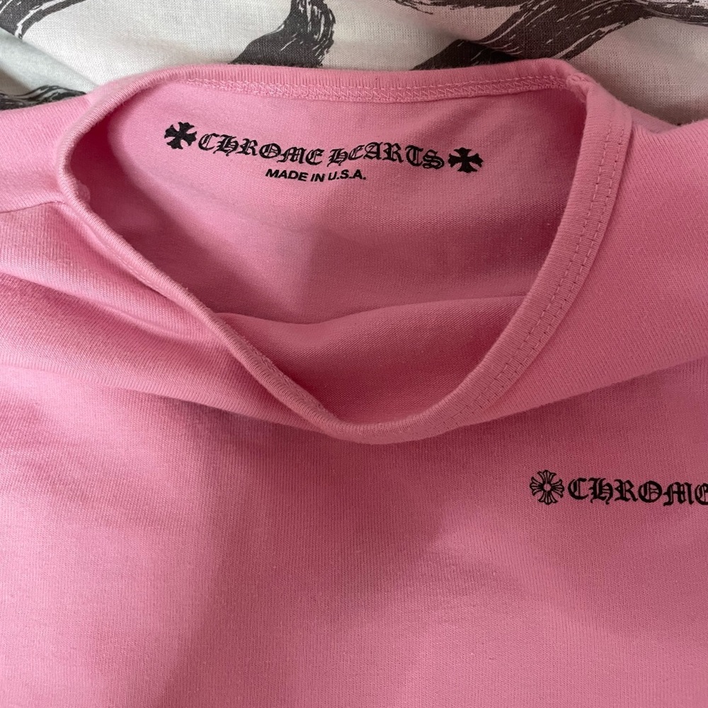 chrome hearts matty boy pink crop top - Picture 6 of 6